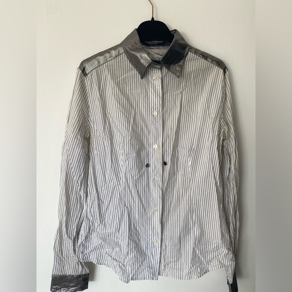 Dolce & Gabbana women’s shirt ( metallic accents)size small - Picture 1 of 9